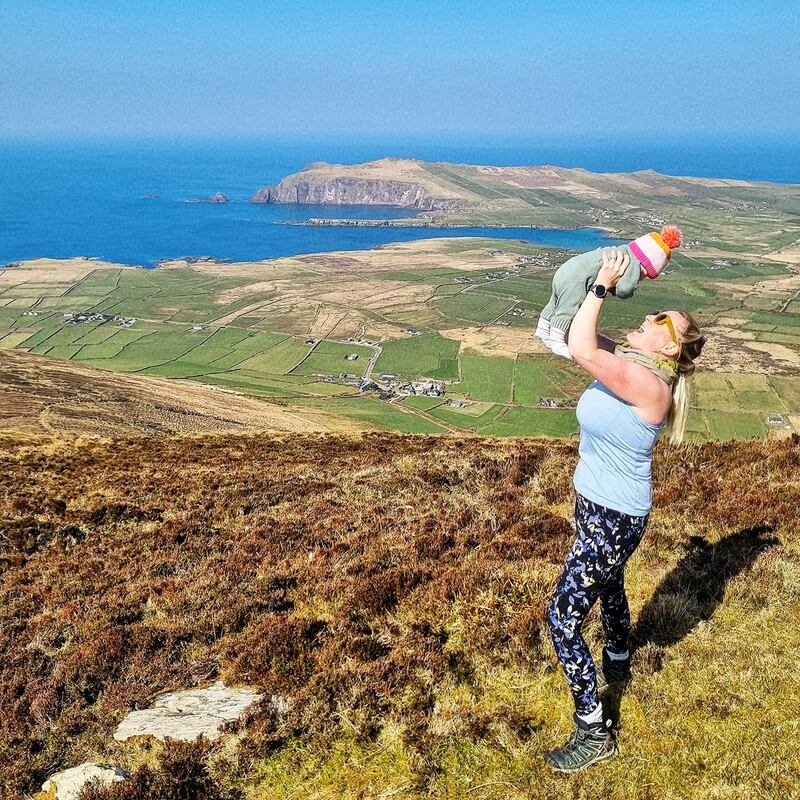 Gillian Ní Bhriain hiking