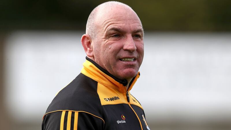 Kilkenny manager DJ Carey at Innovate Wexford Park on Wednesday. Photograph: Bryan Keane