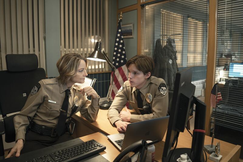 True Detective: Jodie Foster and Finn Bennett in Night Country, the fourth series of the HBO drama