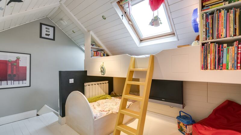 The attic space is perfect for children or teenagers
