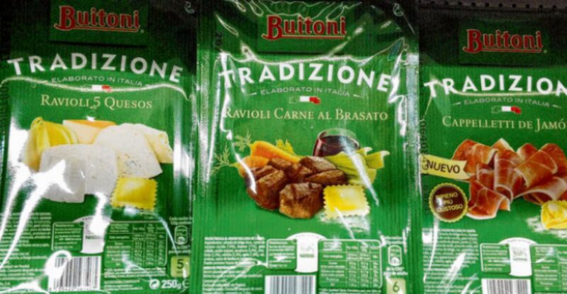 Packets of Buitoni meat ravioli on a supermarket shelf in Madrid. Nestlé said its own tests found traces of horse DNA in its Buitoni beef ravioli and beef tortellini chilled pastas. Photograph: Reuters
In this section