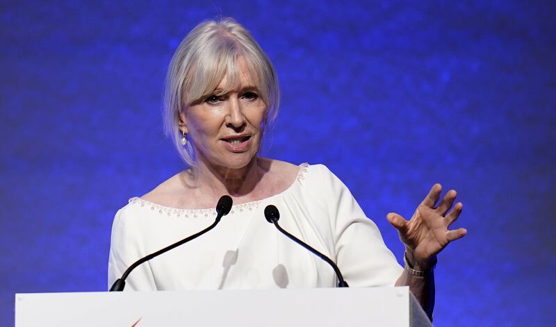 Nadine Dorries, the former Conservative party culture secretary, defected to Reform UK. Photograph: Andrew Matthews/PA 