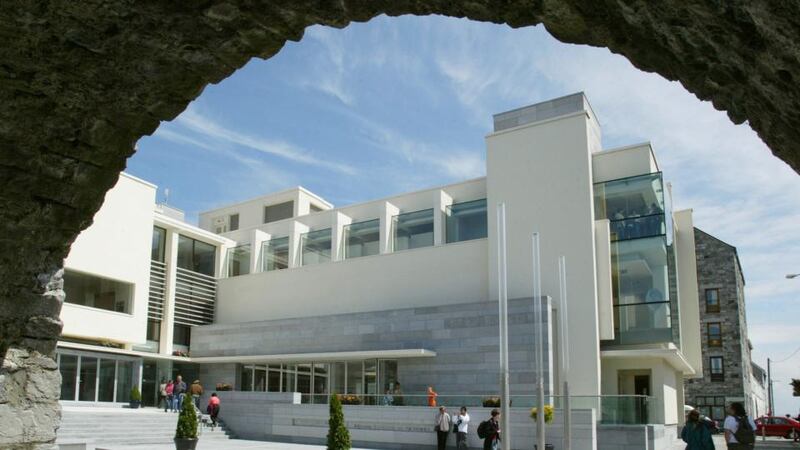 Galway City Museum photographed from beneath the Spanish Arch