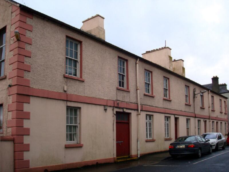 The site for the proposed gallery in Ballina, Co Mayo. Photograph: National Inventory of Architectural Heritage