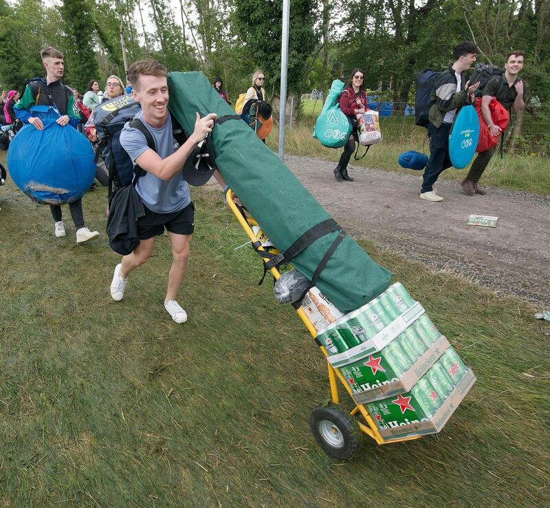 Electric Picnic 2019: early arrivals. Photograph: Dave Meehan