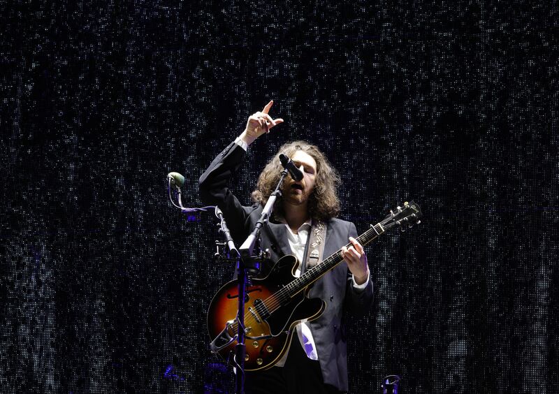 Hozier headlines on the Main Stage at Electric Picnic on Friday. Photograph: Alan Betson


