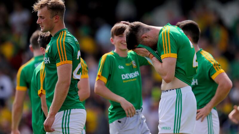 Seán Curran dejected after the game. Photo: Oisin Keniry/Inpho