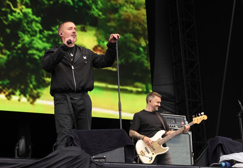 Electric Picnic 2025: Dermot Kennedy and Mike Hogan on Sunday. Photograph: Alan Betson