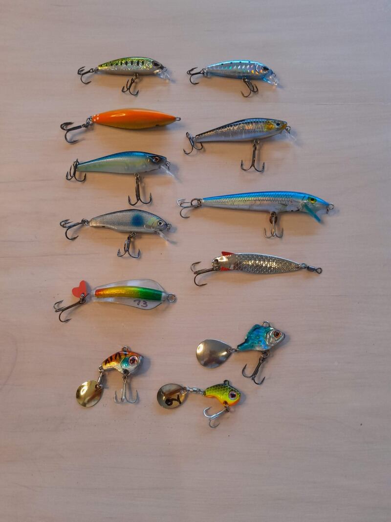 A selection of lures suitable for streetfishing