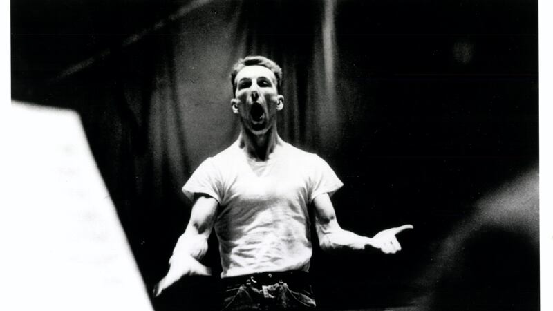 Steve Martland  cultivated a public image that was closer that of a rock star than the altogether more strait-laced style favoured by classical performers. Photograph: Ad Nuif