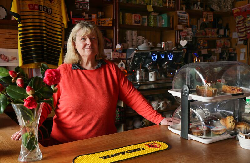 Adrienne MacCarthy of MacCarthy's Bar, Castletownbere, Co Cork, which has been a friendly beacon for local fishing boats crews for generations. Photograph: Valerie O'Sullivan