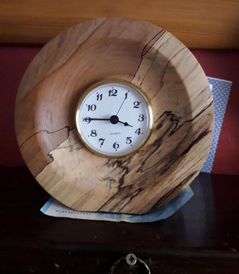 Eileen: My son made me that when he was in St Francis Farm [rehab facility] last year. And instead of all the taking, he actually gave me something. And the thought that he actually applied himself enough to make it meant a lot.