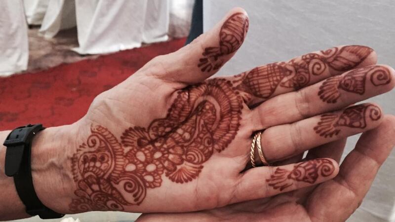 “The redder the henna, the more the groom loves the bride.”