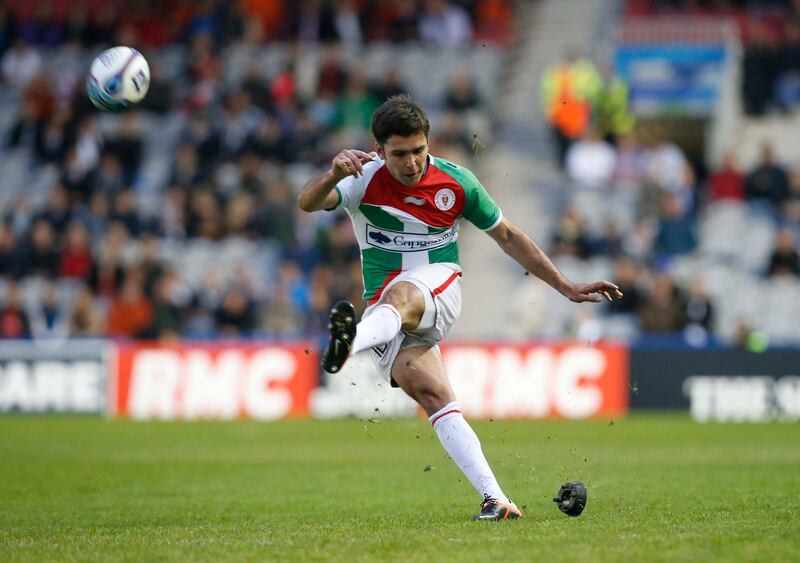 Dimitri Yachvili is seen playing for  Biarritz against Toulon in 2012 Photograph: Billy Stickland/Inpho