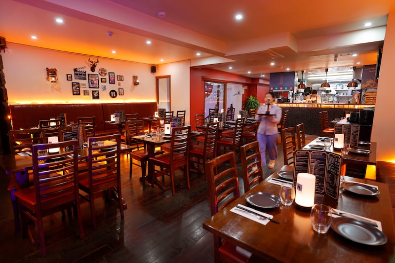 Inside Gushi Asian Bar & Restaurant. Photograph: Alan Betson

