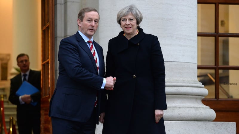 Famous Last Words Award: Jointly goes to Enda Kenny and Theresa May. File photograph: Dara Mac Dónaill/The Irish Times