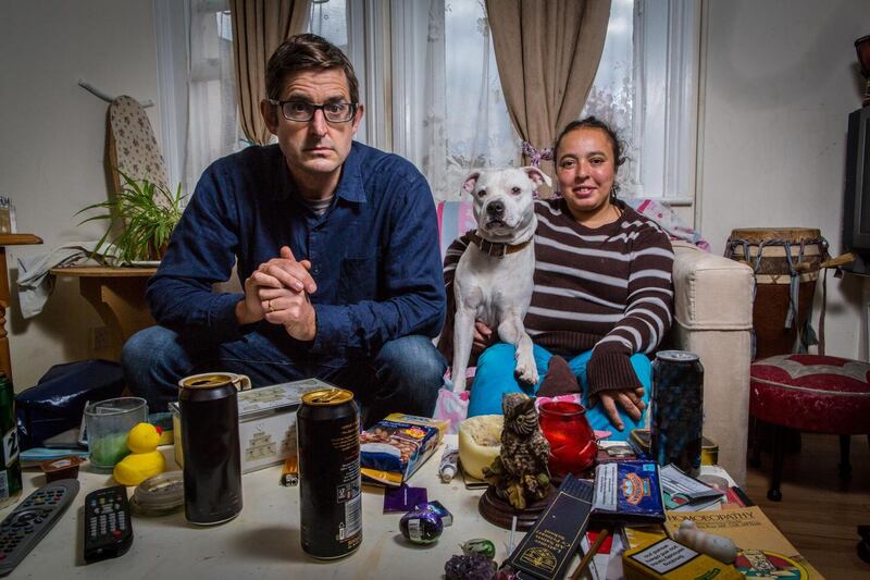 Louis Theroux making Drinking to Oblivion. Photograph: BBC