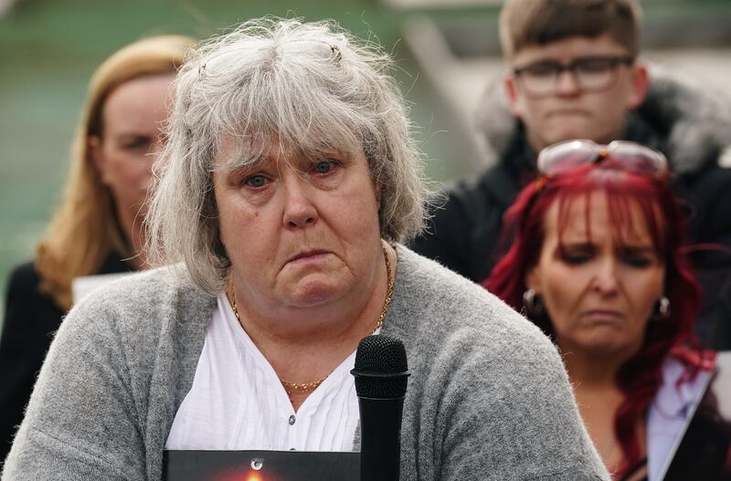 Alison Croker, whose older sister Jacqueline was killed in the Stardust fire. Photograph: Brian Lawless/PA 