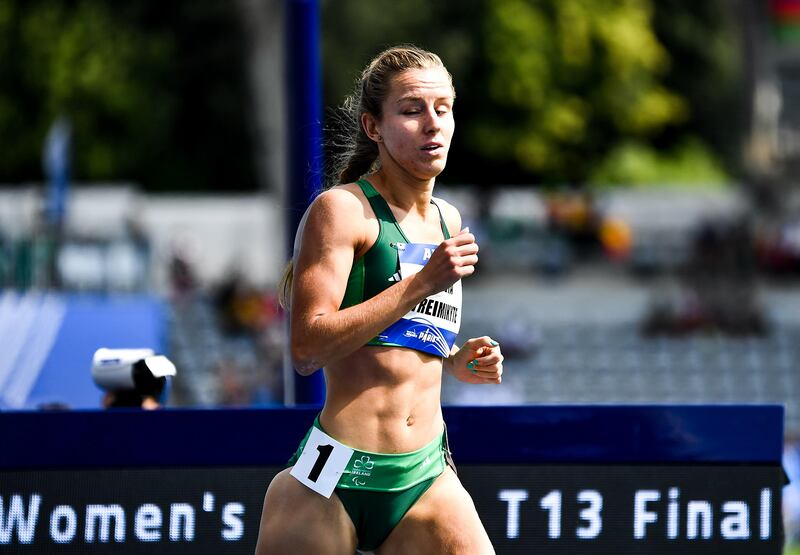 Greta Streimikyte of Ireland. Photograph: Sandra Ruhaut/Sportsfile