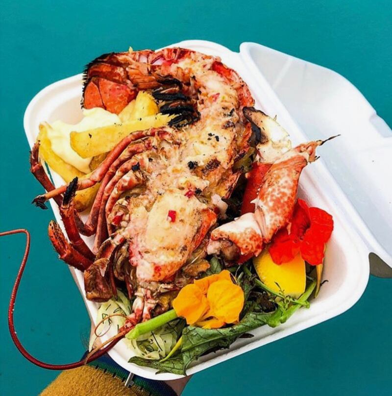 Catch of the day from Julia’s Lobster Truck