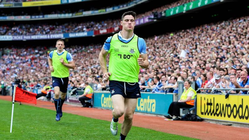Diarmuid Connolly: his lack of game time this summer could become a crucial factor if Dublin need to call upon him to deliver in a tight game against  Mayo. Photograph: Gary Carr/Inpho