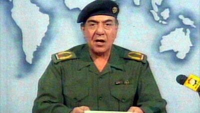 Iraqi Information Minister Mohammed Saeed al-Sahaf, who became known as Comical Ali during the Iraq war of 2003. File photograph: Reuters