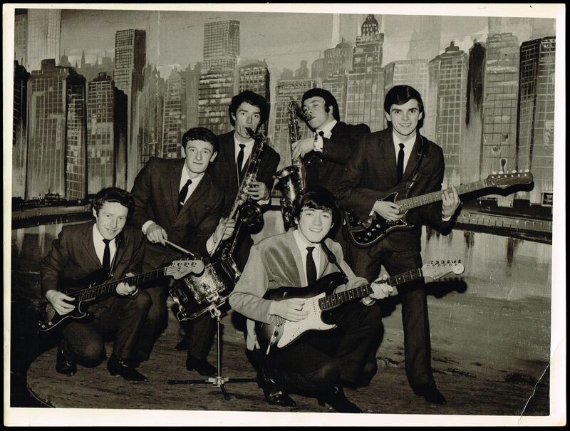 Rory Gallagher during his time with the Fontana Showband. The archive is for sale at Whyte's. (€15,000-€20,000)