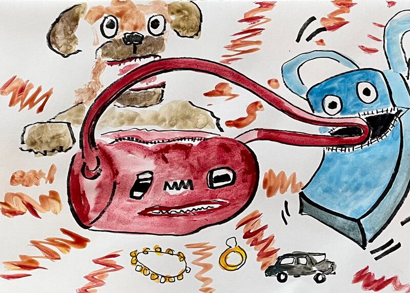 Illustration supplied by fourth class, Sacred Heart SNS, Tallaght