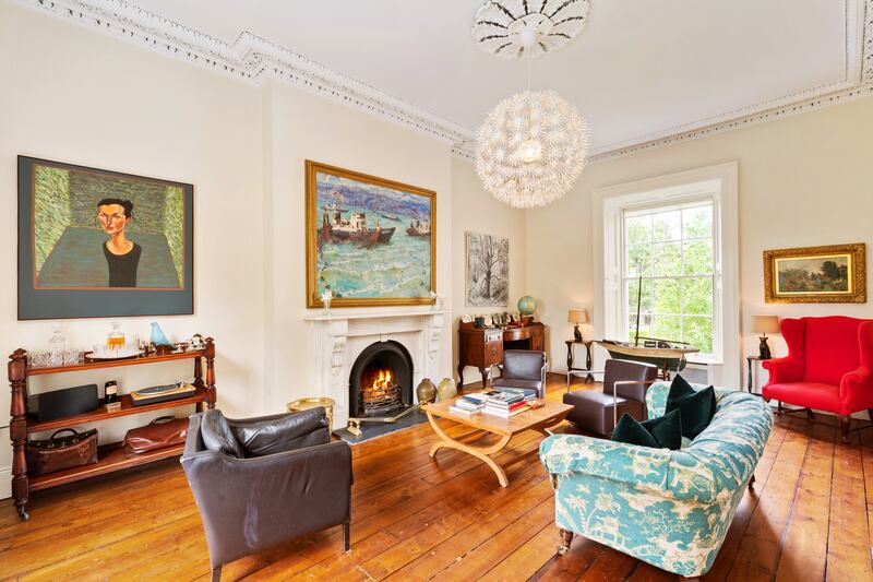 The drawing room is dual aspect