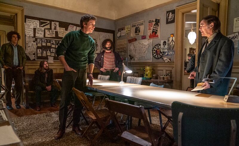 Netflix’s The Trial of the Chicago 7 starring Sacha Baron Cohen. Photograph: Niko Tavernise/Netflix