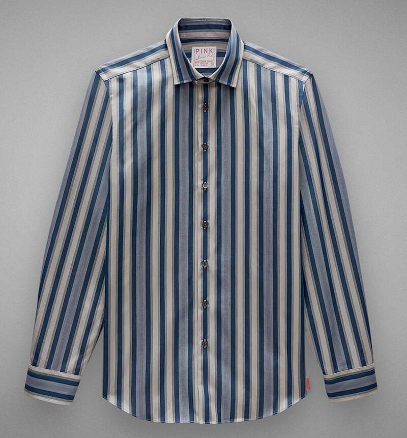 Thomas Pink multi-stripe poplin shirt, €170