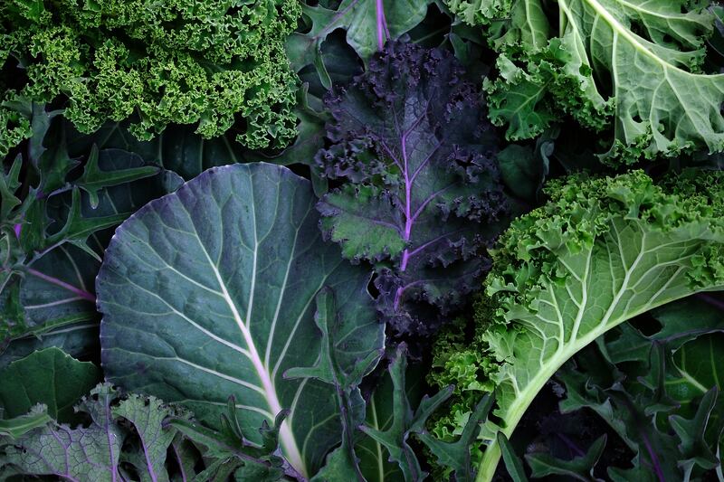 Green leafy vegetables are high in magnesium. Photograph: Tetiana Kolubai/iStock/Getty Images