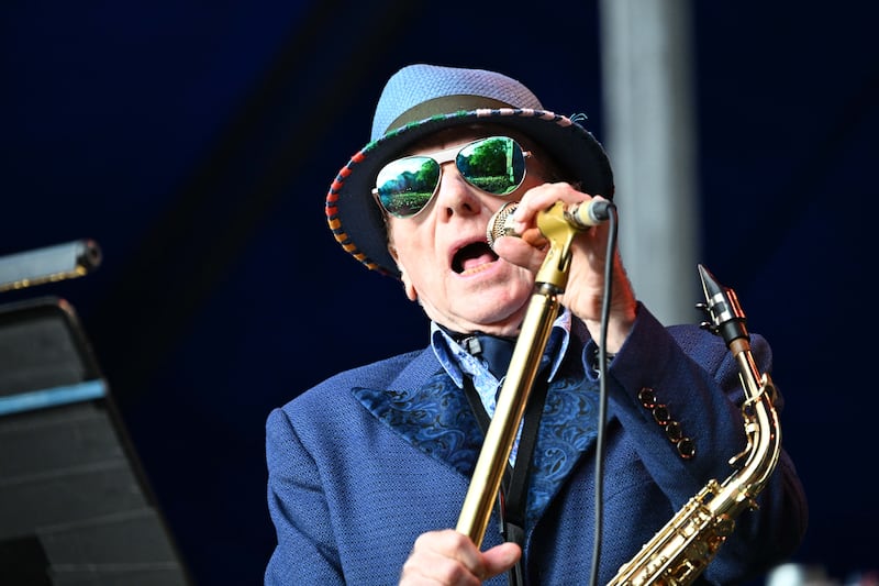 Van Morrison in The Iveagh Gardens. Photographed: Bryan Meade/ The Irish Times