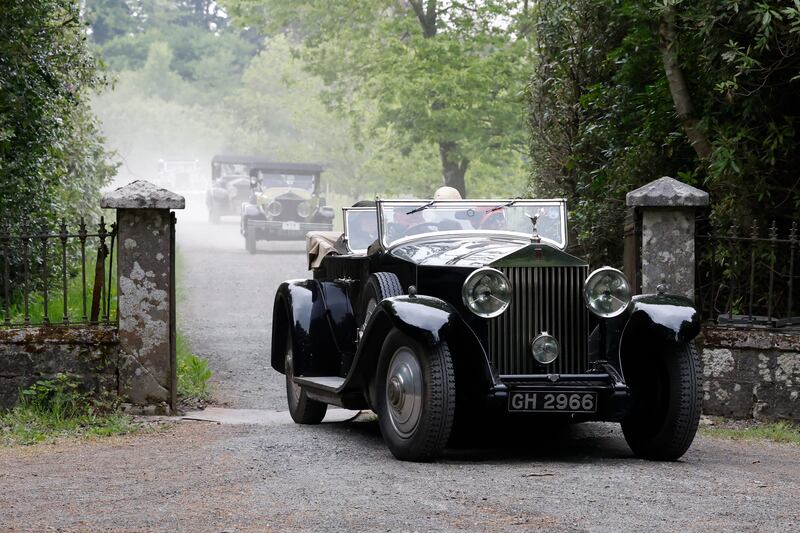 Making a grand entrance (or exit). Photograph: Nick Bradshaw