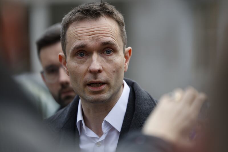 Cian O'Callaghan: issued a statement saying Eoin Hayes had been suspended from the Social Democrats' parliamentary party with immediate effect. Photograph Nick Bradshaw