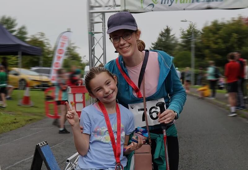 Aisling Moore and her eight-year old daughter Abbigael were killed when their car collided with a truck on in Co Mayo. Photograph: Swinford AC/Facebook