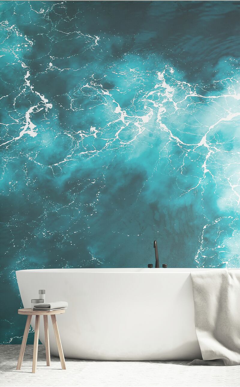 Ocean wallpaper design from muralswallpaper.co.uk