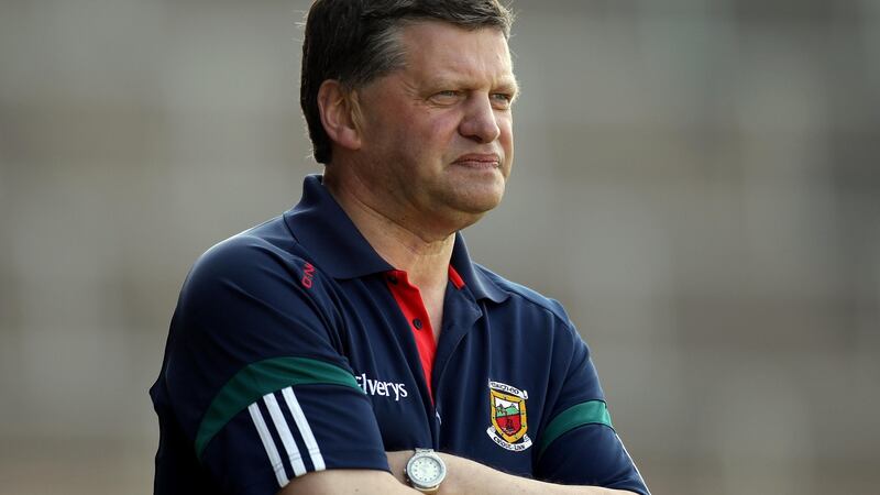 John O’Mahony: the then Galway manager’s  voice cracked with emotion on the television interview after his side had beaten Roscommon in a replayed Connacht final in 1998. They went on to win the All-Ireland, beating Kildare in the final. Photograph: Dan Sheridan/Inpho