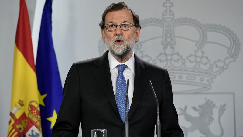 Spanish prime minister Mariano Rajoy called a December 21st election after firing the previous government and imposing direct rule. Photograph: AFP/Getty Images