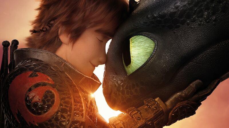 Hiccup and Toothless, who has the  characteristics of a    black panther mixed with a salamander, according to franchise director Dean DeBlois