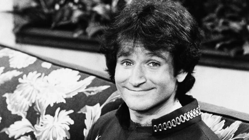 Robin Williams on the set of ABCs ‘Mork and Mindy.’ Williams was  pronounced dead at his home in California on Monday. Photograph: AP Photo/ABC