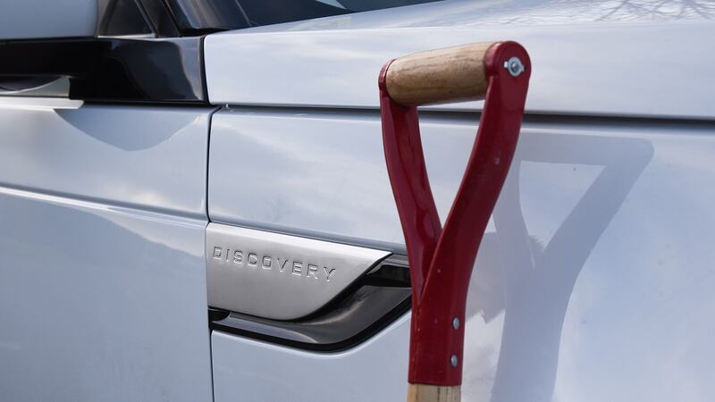 Diarmuid Gavin’s Land Rover Discovery Commercial doubles up as his office, with a generous boot space and dedicated area for storing longhandled tools.