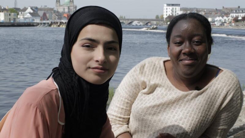 Minahil Sarfraz and Natasha Maimba in Leaving Limbo