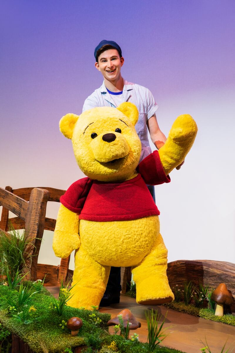 Jake Bazel is behind the exceptional life-size puppetry of Winnie the Pooh - The Musical 