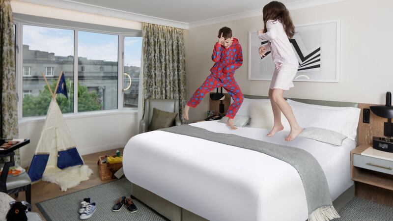 Conrad Hotel: €399 per night gets you dinner, bed and breakfast in a family room