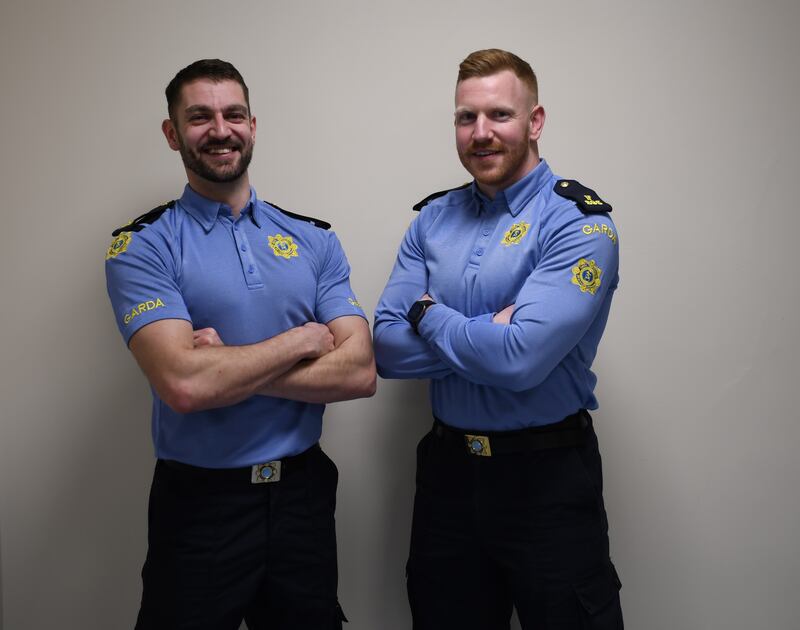 Garda Dean Gahan and Garda Steven Carton.