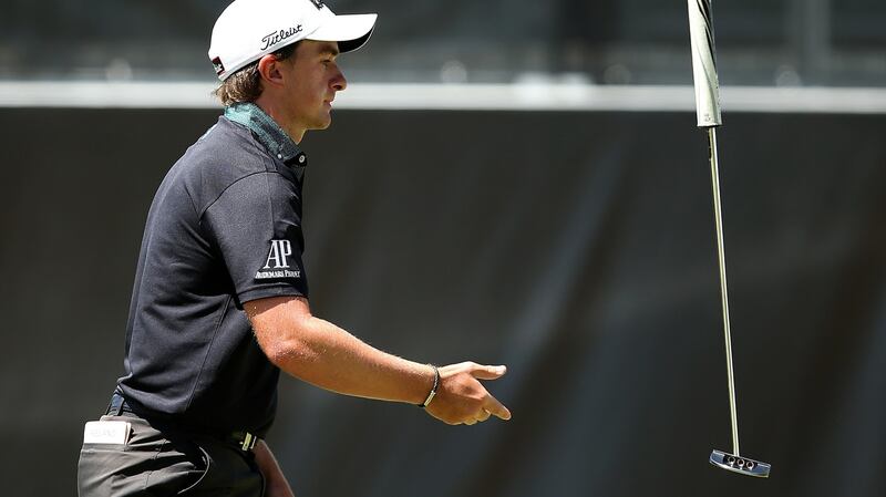 Paul Dunne had to settle for third place in Australia. Photograph: Paul Kane/Getty