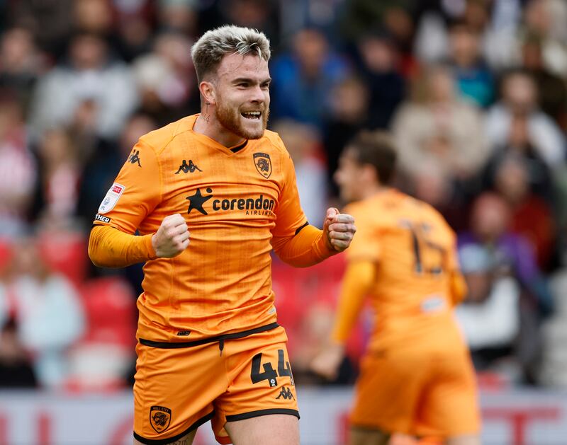 Aaron Connolly's stay at Hull City proved to be brief. Photograph: Richard Sellers/PA 