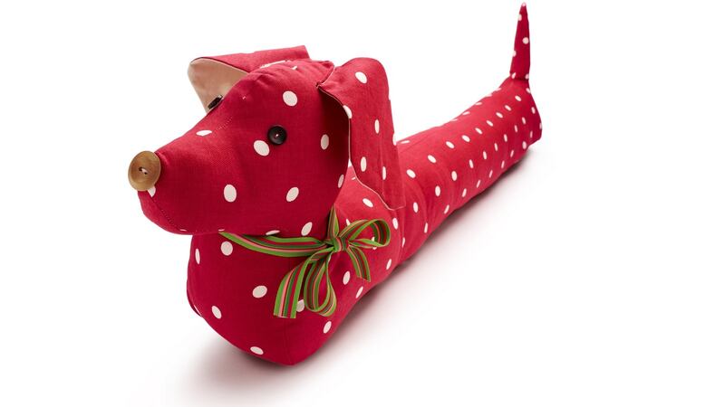 A draught excluder for the door will help reduce energy costs.  Photograph: iStock