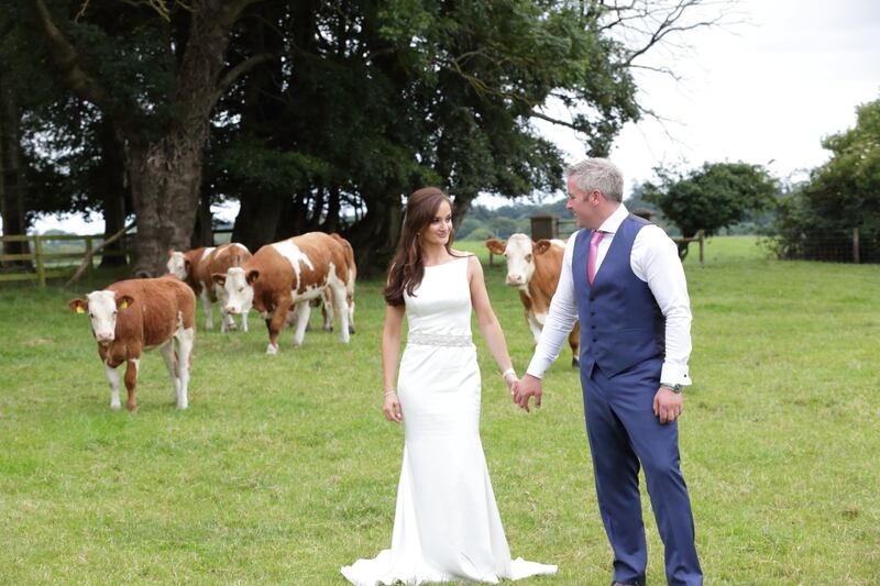 Niamh and Gavin Satchwell believe the home occasion was 'really worth the effort'